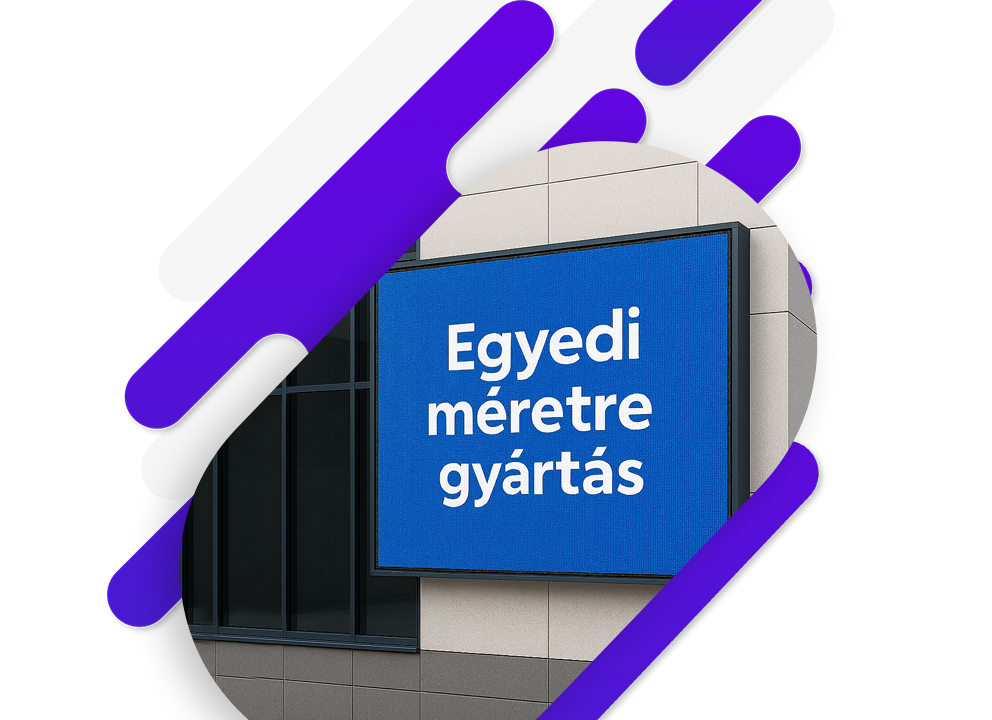 Fényújság méretre készítés