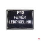 Fehér színű kültéri LED fényújság, 96x80 cm - P10