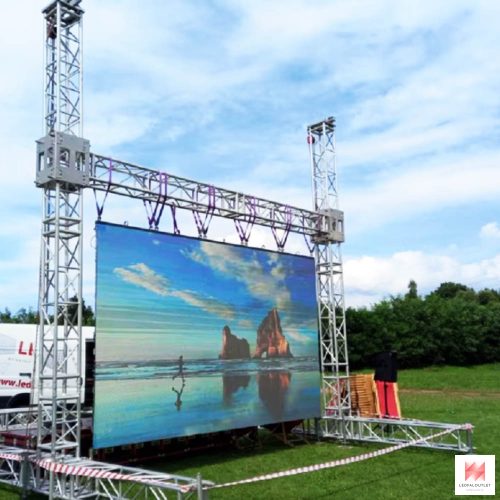 P3.91 kültéri LED videófal kabinet - 500×500 mm (Rental)