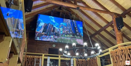 Nyári szezonra (3 hónap)  bérelhető kültéri P3 LED videófal 325X181cm