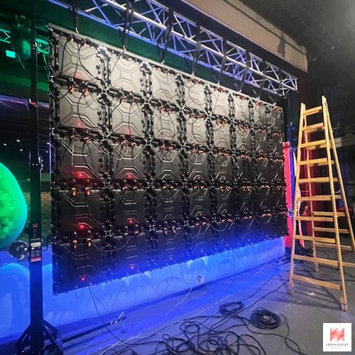 P4 kültéri LED videófal kabinet - 640×640 mm (Rental)