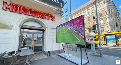 Nyári szezonra (3 hónap)  bérelhető kültéri P5 LED videófal 325X517cm