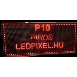 Piros  Beltéri led fényújság , futófény 101x101 cm