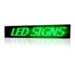 Zöld kültéri led fényújság , futófény 101x53 cm