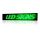 Zöld kültéri led fényújság , futófény 101x53 cm