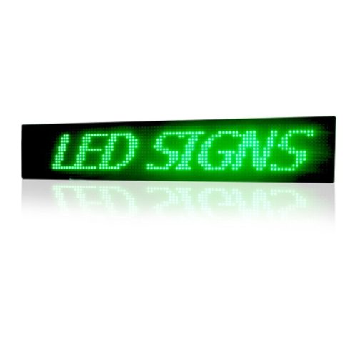 Zöld kültéri led fényújság , futófény 133x101 cm