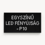 Egyszínű LED fényújság - P10