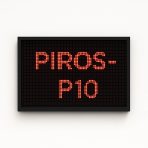 Piros LED fényújság - P10
